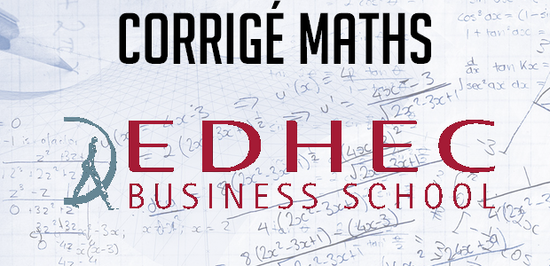 Annales maths EDHEC ECS
