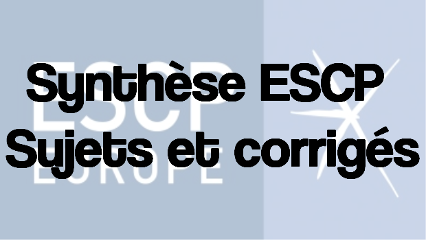 Synthèse ESCP