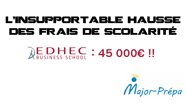 L’insupportable hausse des frais de scolarité