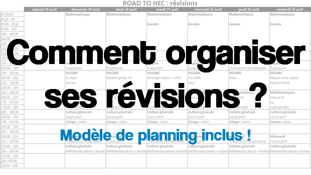Comment organiser ses révisions pour les concours prépas ?