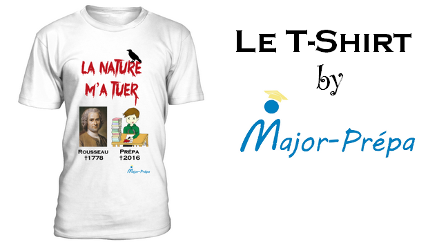T-Shirt by Major-Prépa : La Nature M’a Tuer
