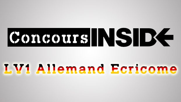 LV1 Allemand Ecricome 2016 – Sujet
