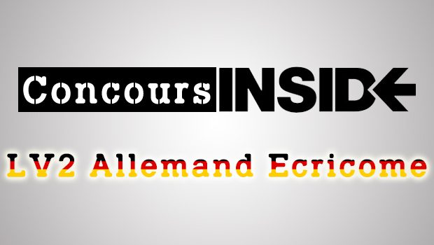 LV2 Allemand Ecricome 2018 – Sujet
