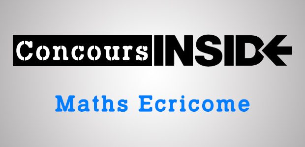 Maths Ecricome 2018 ECS – Sujet
