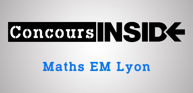 Maths emlyon 2018 ECS – Corrigé