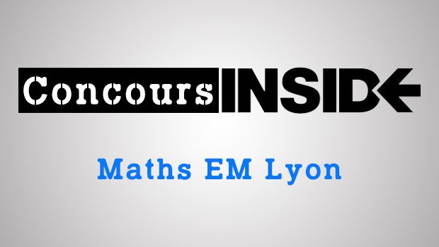 Maths emlyon 2018 ECS – Corrigé