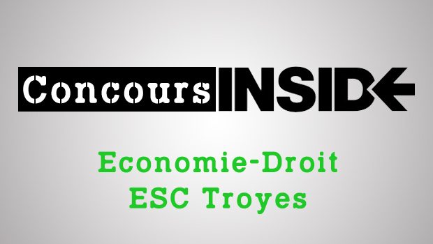 Economie-Droit ESC Troyes – Analyse