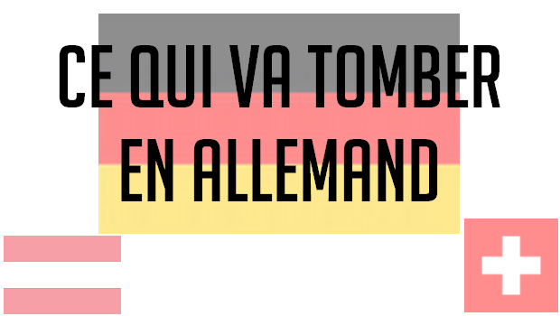 Les sujets probables en allemand aux concours