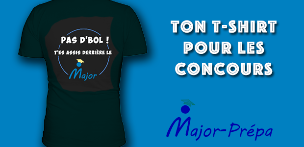 Pas d’bol, t’es assis derrière le Major !