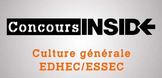 Préparer l’épreuve de culture générale EDHEC-ESSEC 2018