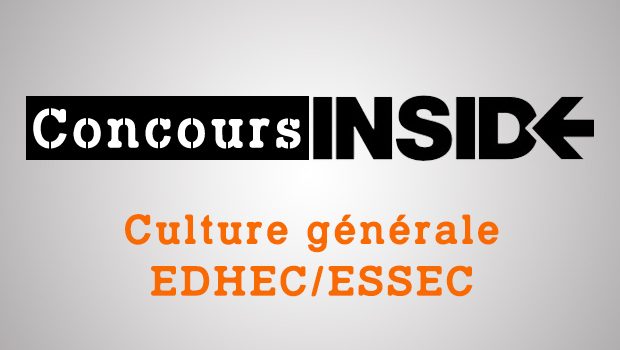 Préparer l’épreuve de culture générale EDHEC-ESSEC 2018
