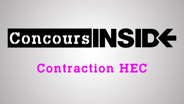 Contraction HEC 2016 – Analyse du sujet