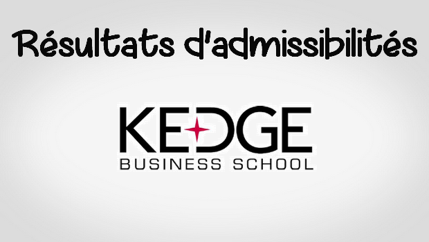 Résultats d’admissibilités KEDGE 2017