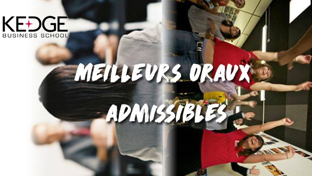 Vote KEDGE – Concours des meilleurs oraux admissibles 2018