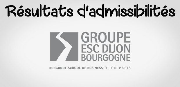Résultats d’admissibilités BSB 2017