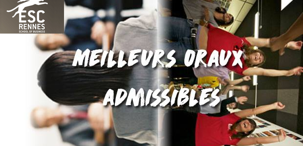 Vote ESC Rennes – Concours des meilleurs oraux admissibles 2016
