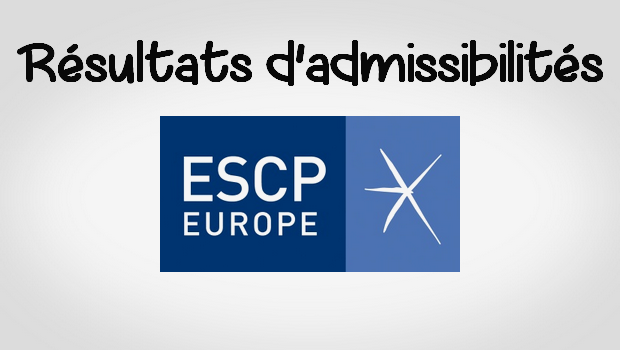 Résultats d’admissibilités ESCP 2018