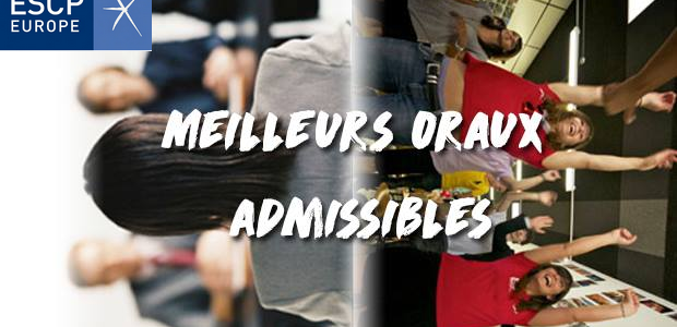Vote ESCP – Concours des meilleurs oraux admissibles 2018