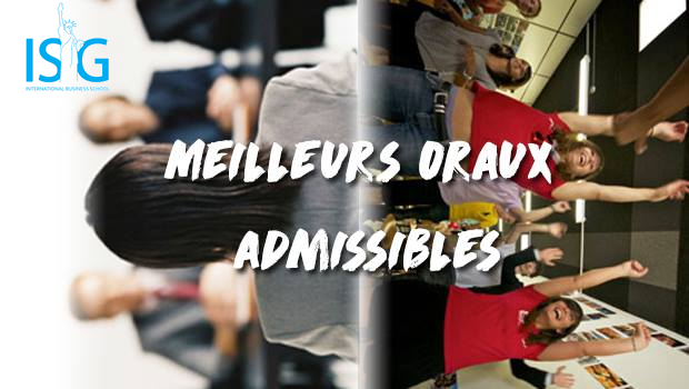 Vote ISG – Concours des meilleurs oraux admissibles 2018