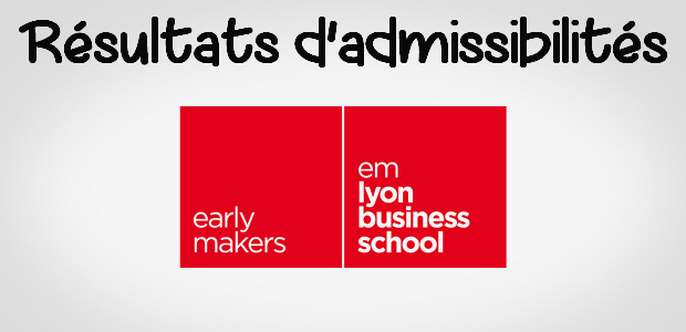 Résultats d’admissibilités emlyon 2018