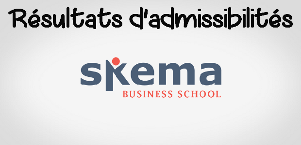 Résultats d’admissibilités SKEMA 2017