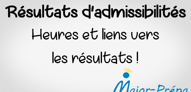 Dates et liens des résultats d’admissibilités 2017 – BCE et Ecricome