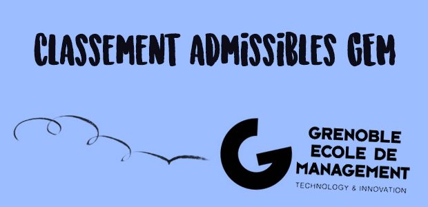 Classement des prépas – admissibles GEM 2017