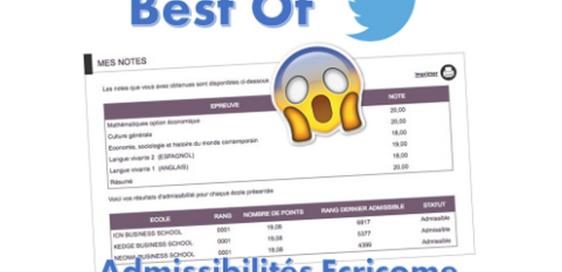 Best of Twitter, réaction des candidats Ecricome 2016