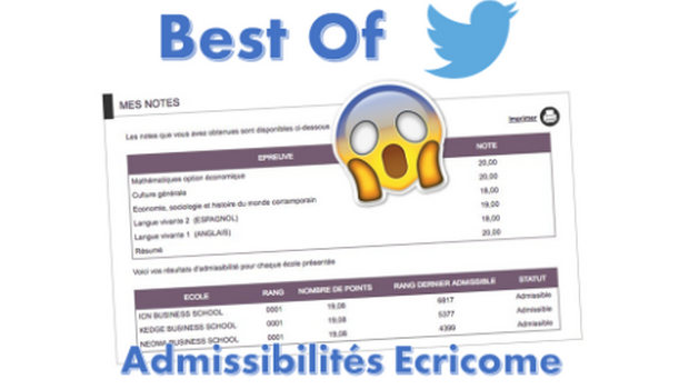 Best of Twitter, réaction des candidats Ecricome 2016