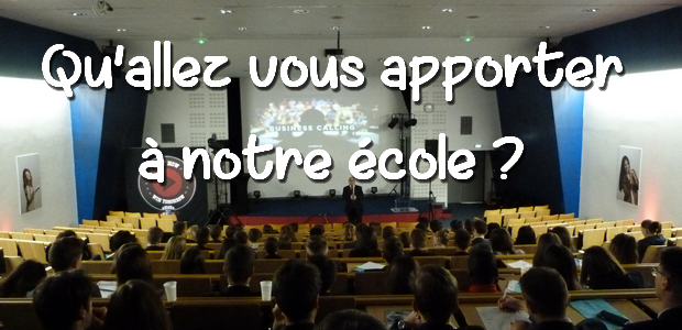 Que pouvez-vous apporter à notre école ?