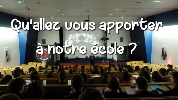 Que pouvez-vous apporter à notre école ?