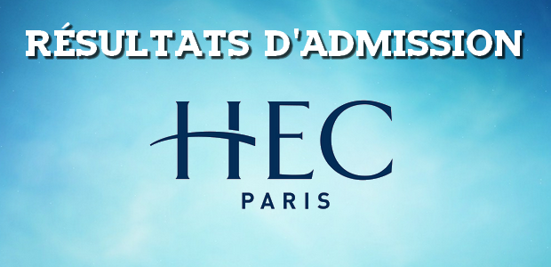 Résultats d’admissions HEC 2018