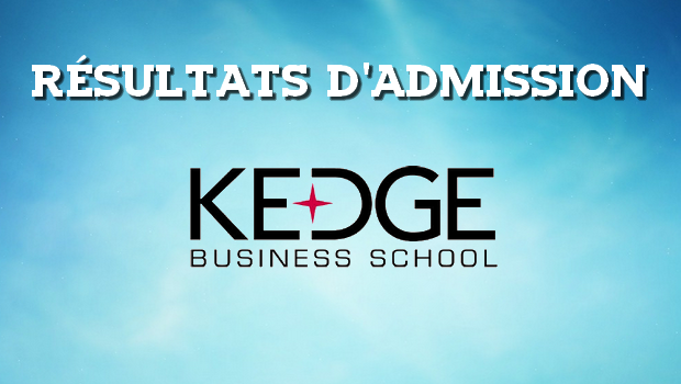 Résultats d’admissions KEDGE 2018