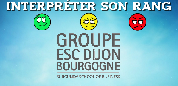 Interpréter son rang ESC Dijon 2016