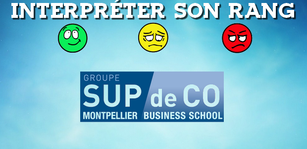 Interpréter son rang Montpellier BS 2016