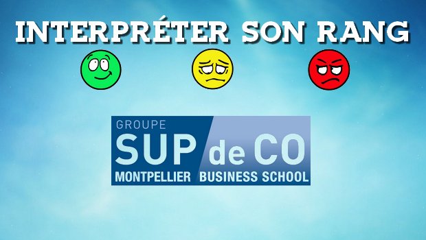 Interpréter son rang Montpellier BS 2016