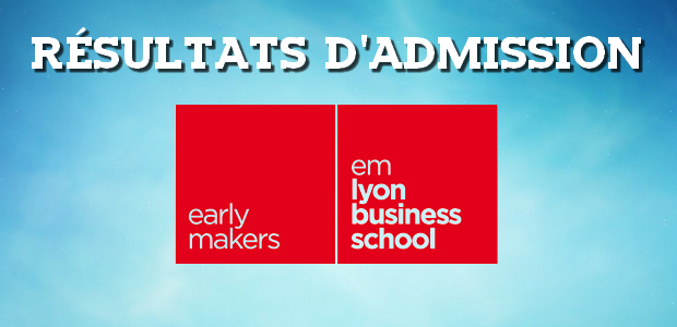 Résultats d’admissions emlyon 2018
