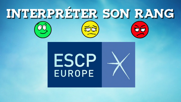 Interpréter son rang ESCP 2017