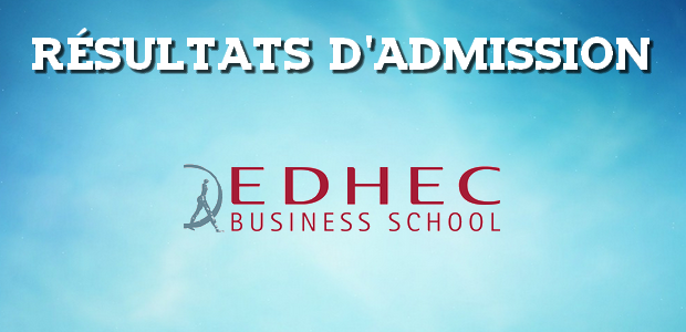 Résultats d’admissions EDHEC 2018