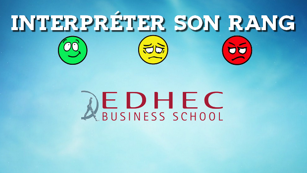 Interpréter son rang EDHEC 2018