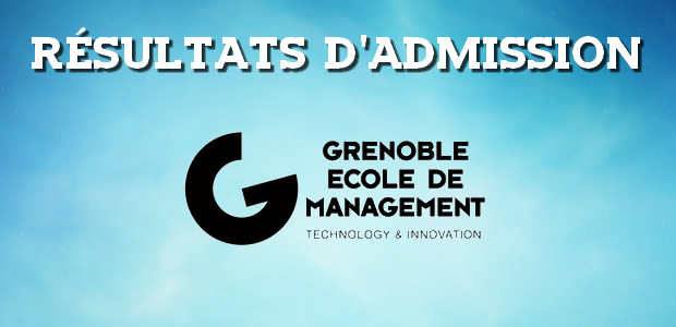 Résultats d’admissions Grenoble EM 2018