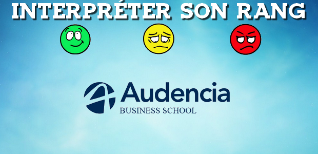 Interpréter son rang Audencia 2018