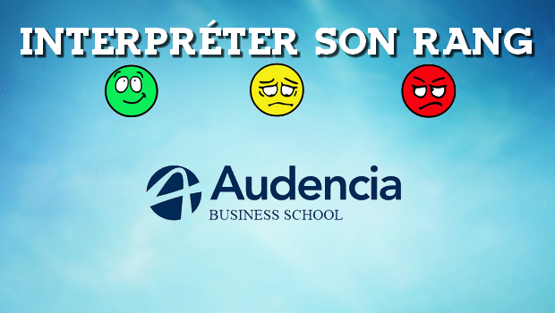 Interpréter son rang Audencia 2018