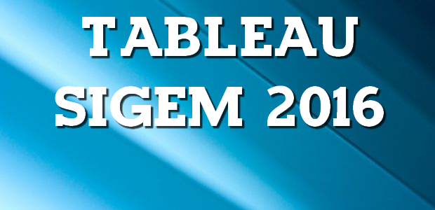 Tableau SIGEM 2016