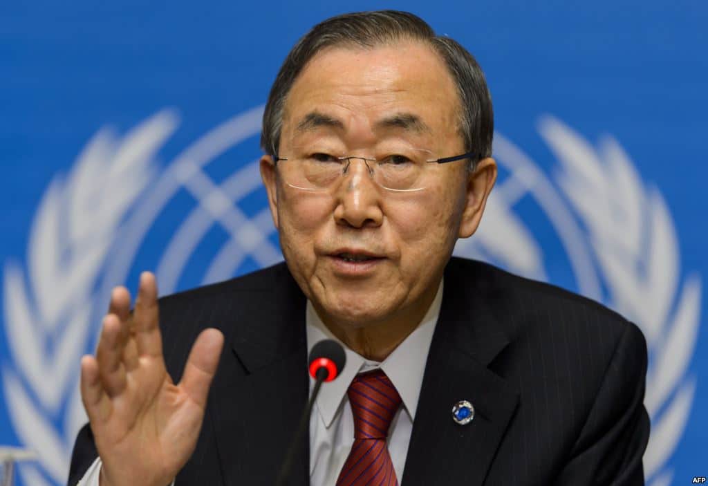 Que souhaiterait Ban Ki-moon avant la fin de son mandat ? 