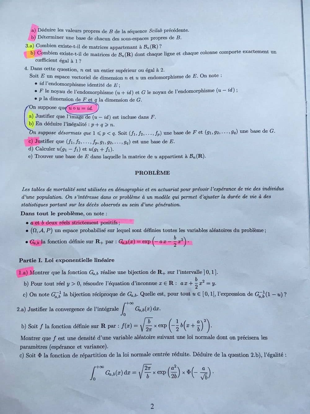 maaaths hec ece 2