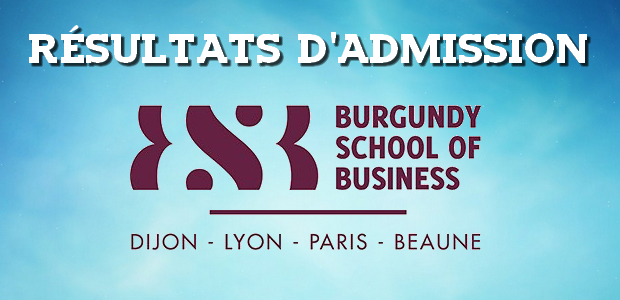 Résultats d’admissions BSB 2018