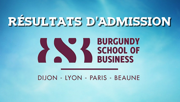 Résultats d’admissions BSB 2018