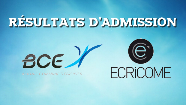 Dates et liens des résultats d’admission 2017 – BCE et Ecricome