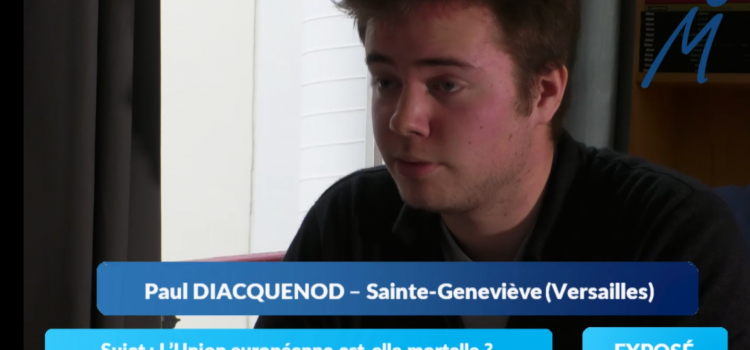 La colle de géopolitique de Paul, étudiant à Ginette